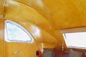 Glowingly Beautiful Wood Paneling in 1948 Spartan Manor Travel Trailer